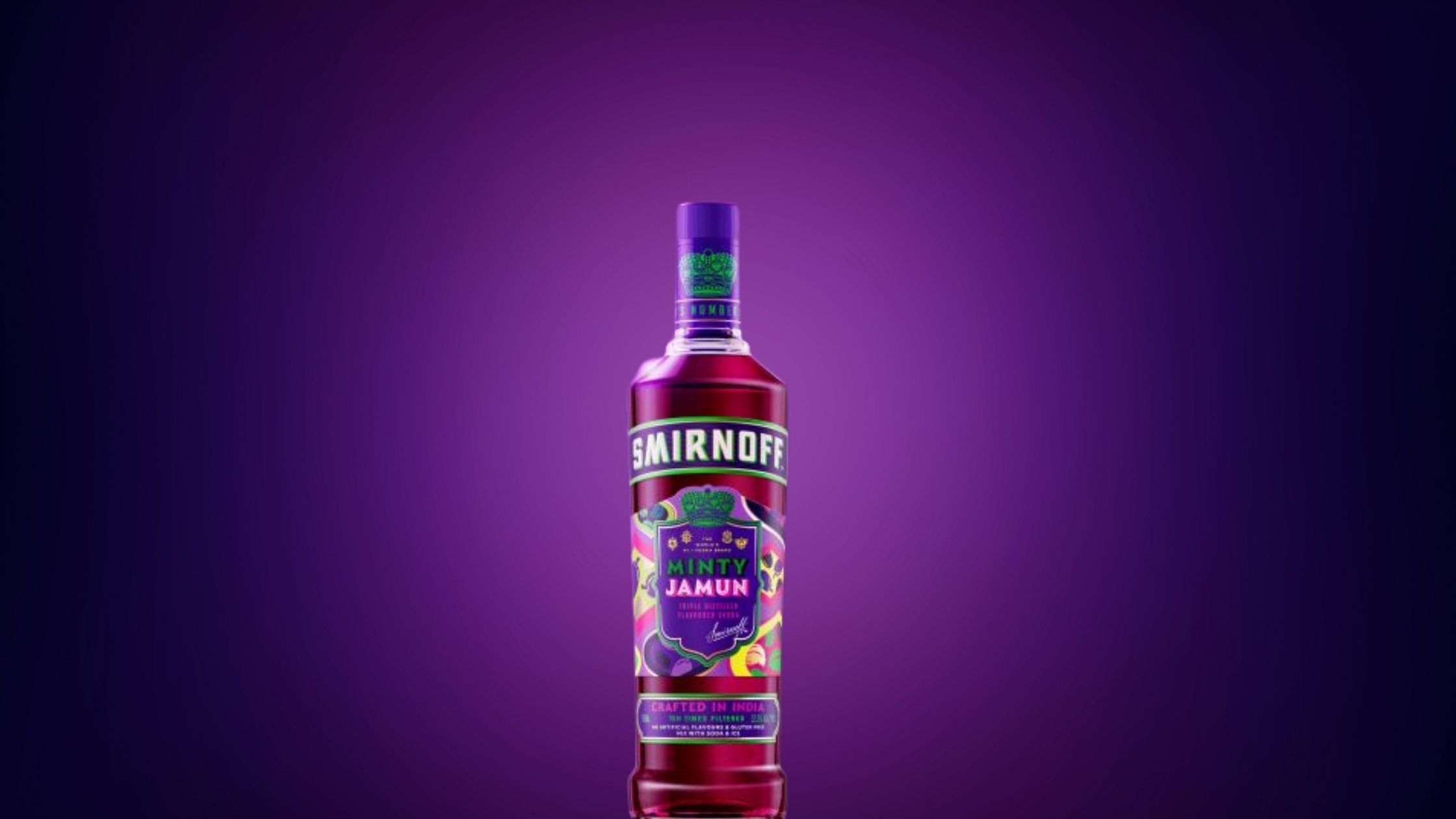 Smirnoff Minty Jamun bottle